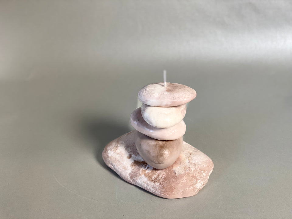 Steinhaufenkerze, Größe L