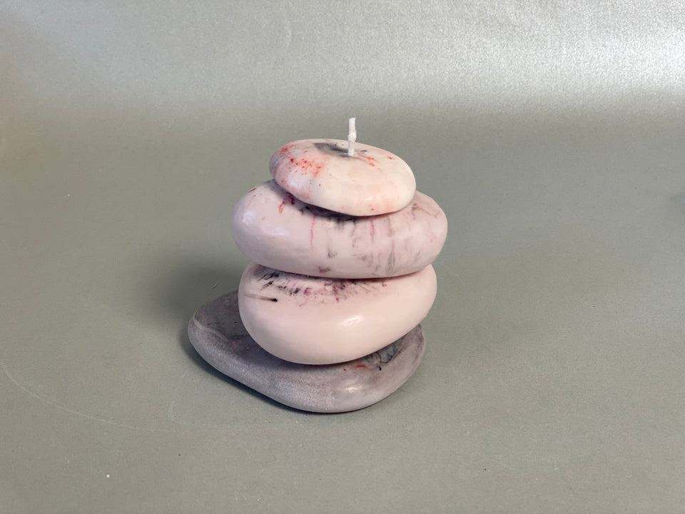Steinhaufenkerze, Größe L