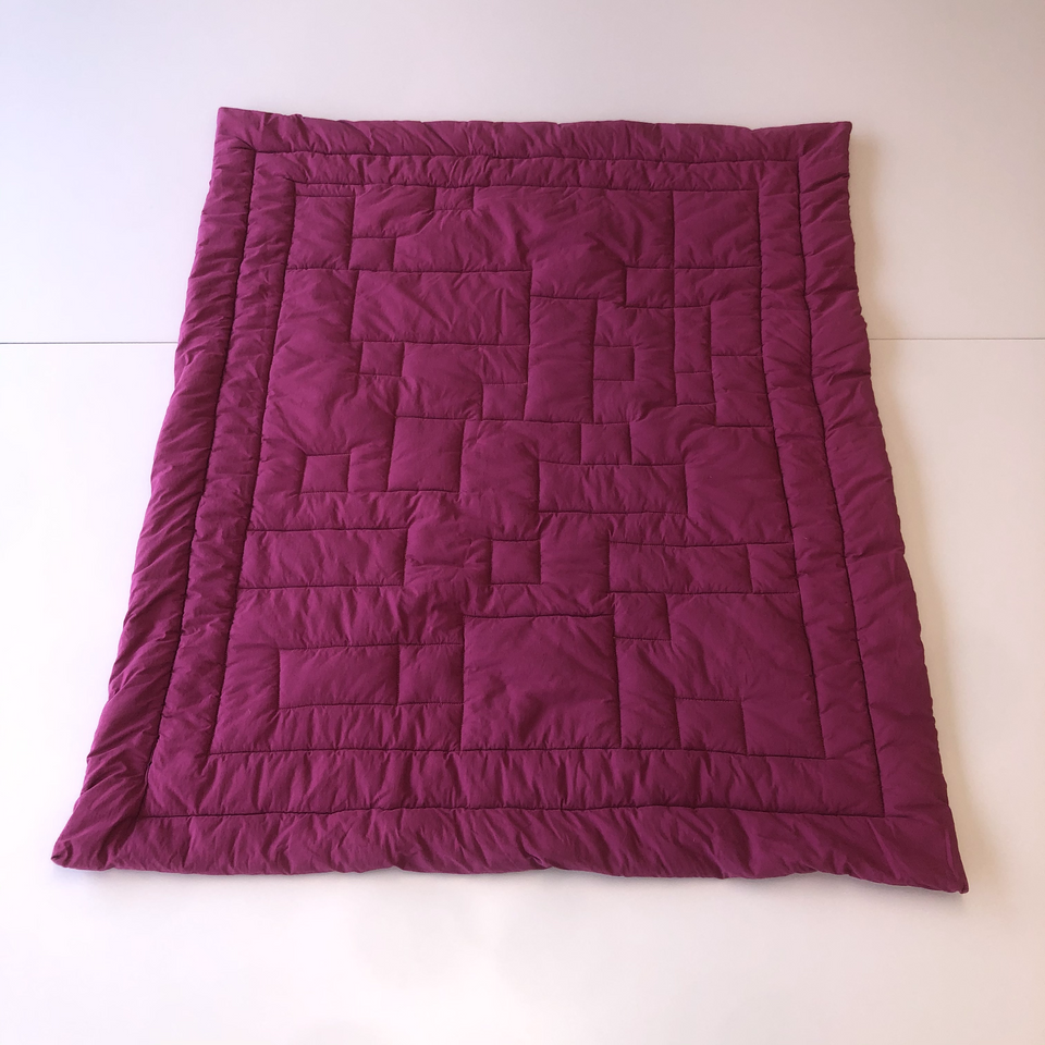 Patchwork Babydecke "Blütenzauber"