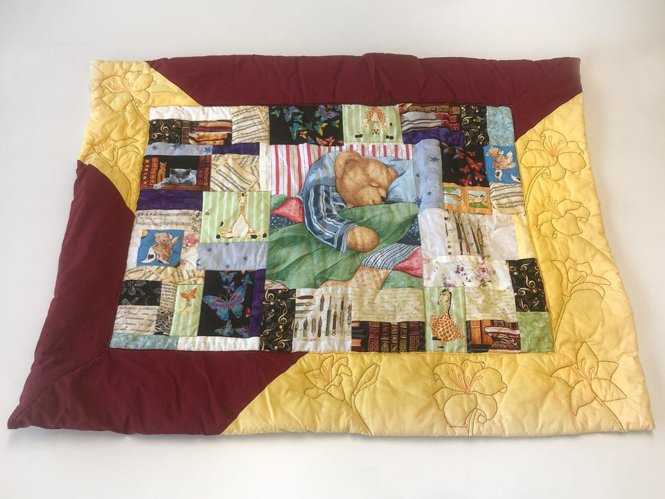 Patchwork Babydecke "Bärenzauber"