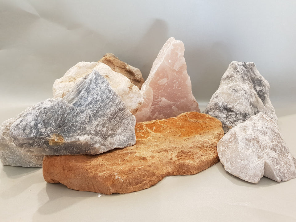 Rohstoff Specksteine